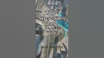 Jaw-Dropping Heights! 🏙️  See the Top 7 Tallest Buildings | #ytshorts #skyscraper #architecture