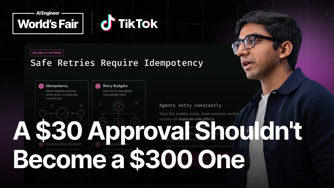 AI Agents Are Just Distributed Systems Now — Salman Munaf, TikTok thumbnail