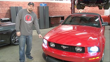 Mustang Oracle LED Headlight Bulb Conversion Kit 2005-2012 Installation