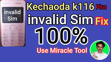 kechaoda k116 Plus imei Repair Miracle Tool
