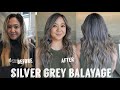 Hair Transformations with Lauryn: Silver Grey Balayage Root Retouch Ep. 155