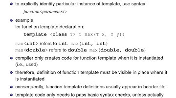 C++ Lecture Series --- Templates --- Part 2 of N --- Function Templates