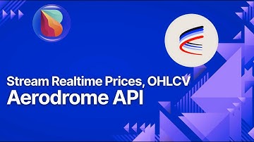 How to stream Realtime Prices, OHLCV, and Moving Averages for trading pairs on Aerodrome DEX