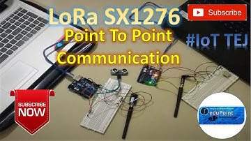 LoRa SX1276 Point To Point Communication | Ultrasonic Sensor Data Sent Using LoRa