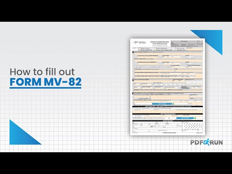 How to Fill Out Form MV-82 (New York Vehicle Registration Form) | PDFRun
