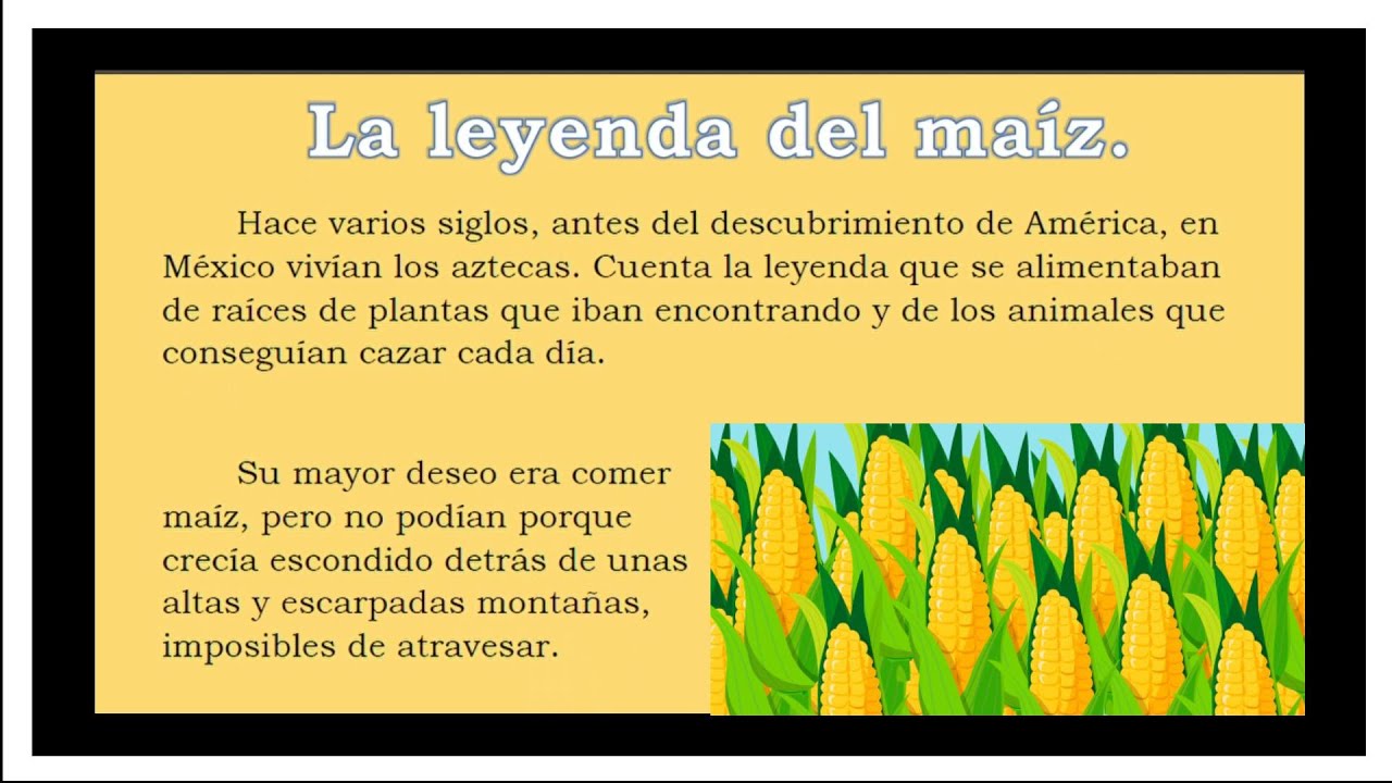 La leyenda del maíz / Aprende español #español #idiomas #language #