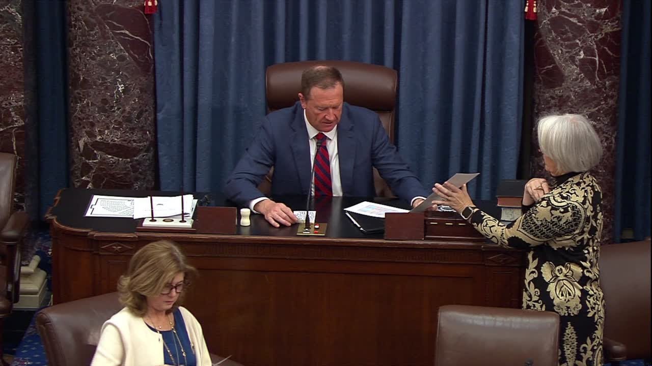 Senate passes bill to end government shutdown - YouTube