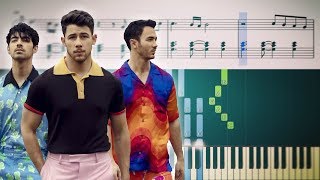 Jonas Brothers - Sucker - Piano Tutorial + SHEETS screenshot 3