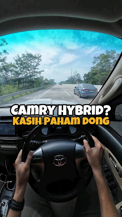 ketemu #camry hybrid di jalan tol sumatera, ya auto #kasihpaham
