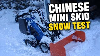 MXMRW-14 Mini Skid Steer Snow Test – Budget Machine vs Real Storm