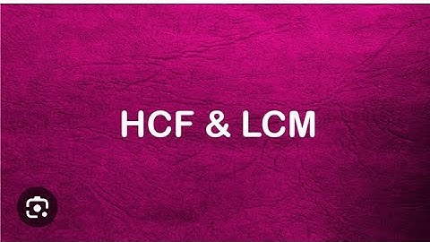 B.com V sem Employability skills in commerce unit 4 LCM & HCF