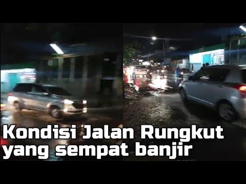 Kondisi Jalan Raya Rungkut Tengah yang sempat banjir camera iphone 8 plus apk