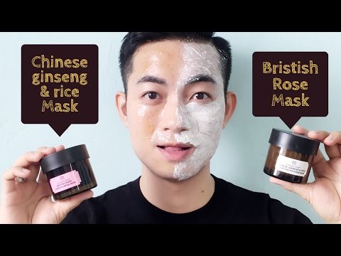 TTL | Mặt nạ The body shop British Roses và Chinese Ginseng and Rice