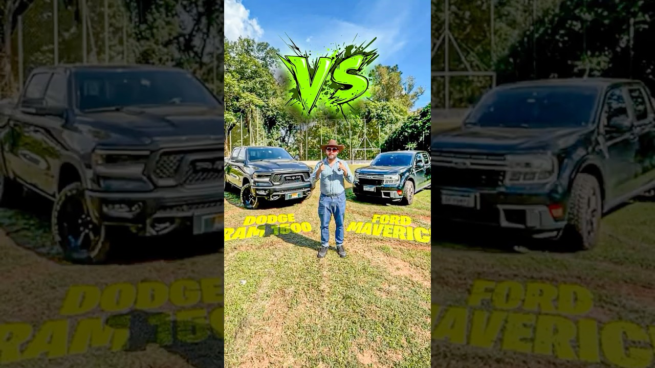 FORD MAVERICK VS DODGE RAM 1500! Qual a melhor PICAPE? 🛻💨