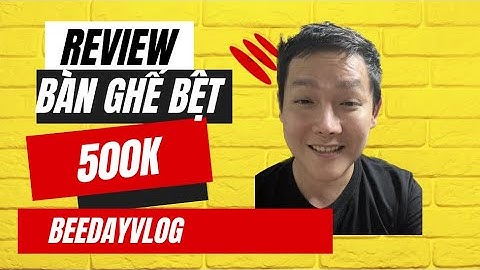 Review combo bàn và ghế bệt Plyconcept