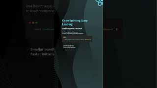 React Performance Optimization Tips 🚀 | Make Your React App Faster #shorts