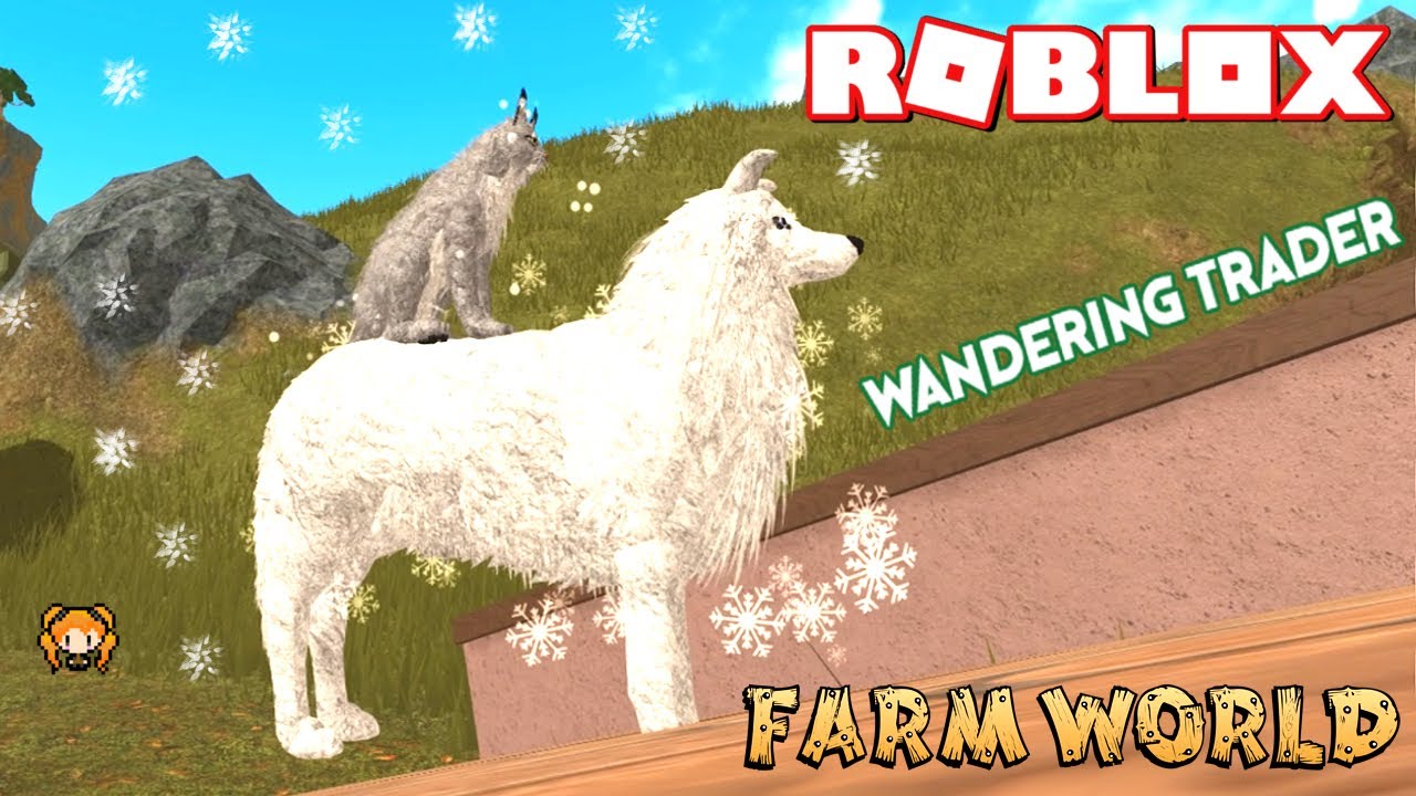 Roblox Farm World The Hunt For Snow With The Lynx New Wandering Trader Mobile Gift Shop Youtube - roblox farm world hack