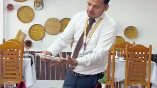 Technique of carrying 3 plates/ Prabesh Khanal/ F&B Instructor