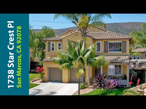 1738 Star Crest Pl, San Marcos, CA home video tour