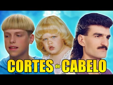 OS CORTES DE CABELO MAIS ABSURDOS DOS ANOS 80/90!