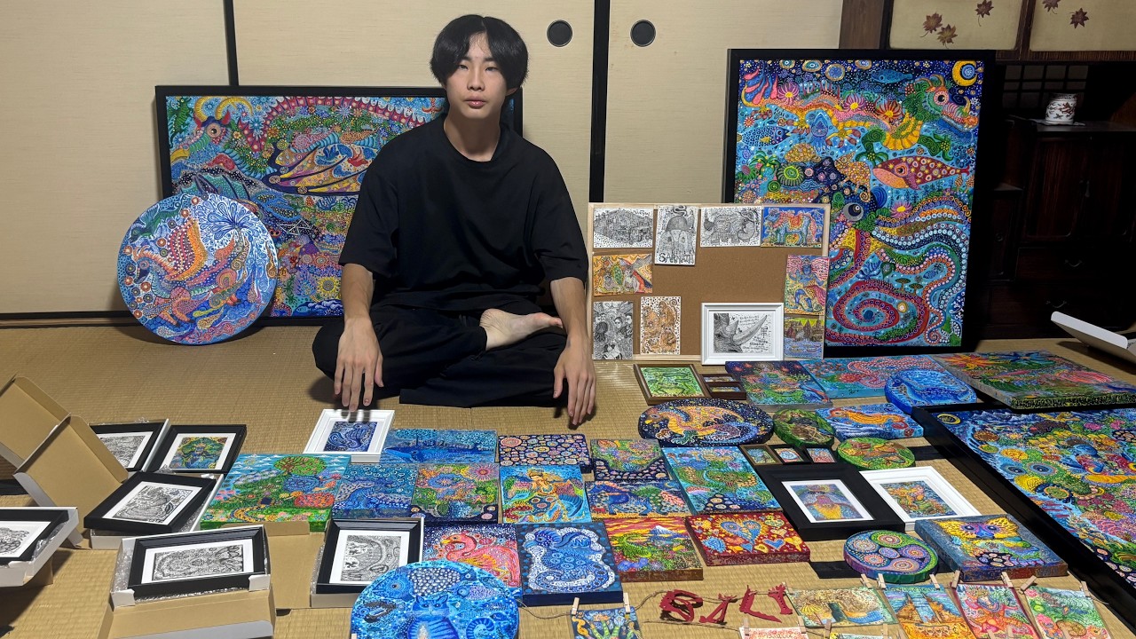 東南アジア1カ月旅行画シリーズ作品解説タイ・カンボジア・バリ島2026