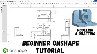 MASTER Onshape 3D Modeling With A Simple Bracket Design Project