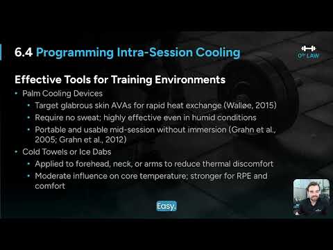 Programming Intra Session Cooling for Training and Strength and Conditioning | 0th Law of Physiology