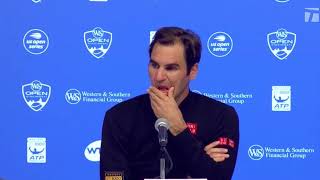 Press Conference Roger Federer  Cincinnati Final 2018 Western and Southern