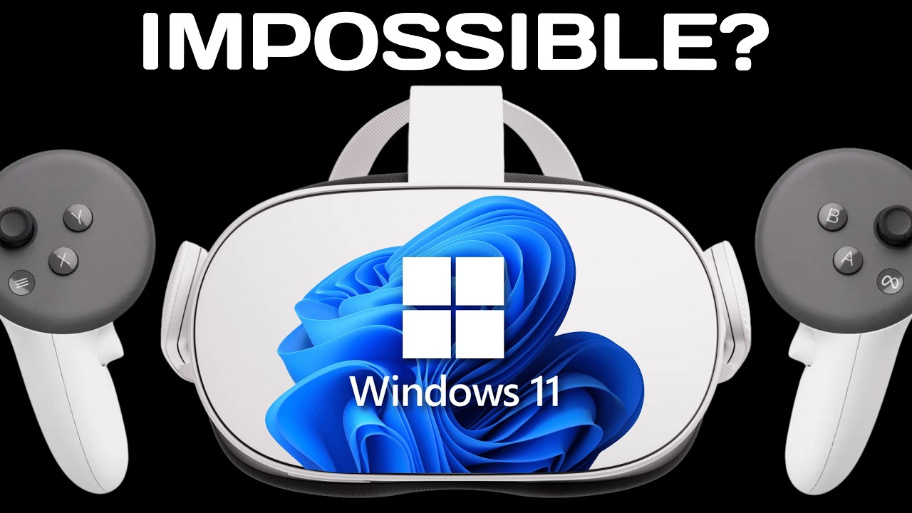 Running Windows In VR Sounds Fake, But Here It Is