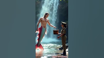 lady soldier planted a nutmeg trees and saved it from drying up by watering it #ai #tree #save