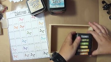 Distress Ink Pads How to Label and Storage