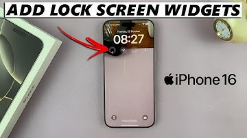 How To Add Widgets To Lock Screen On iPhone 16 / iPhone 16 Pro