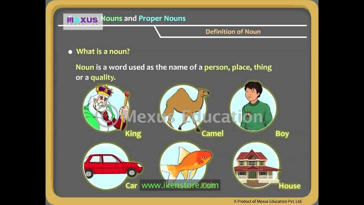 Common Nouns and Proper Nouns | English Grammar | iken | ikenedu ...
