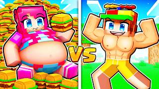 Evolution from FAT to STRONG in Minecraft!
