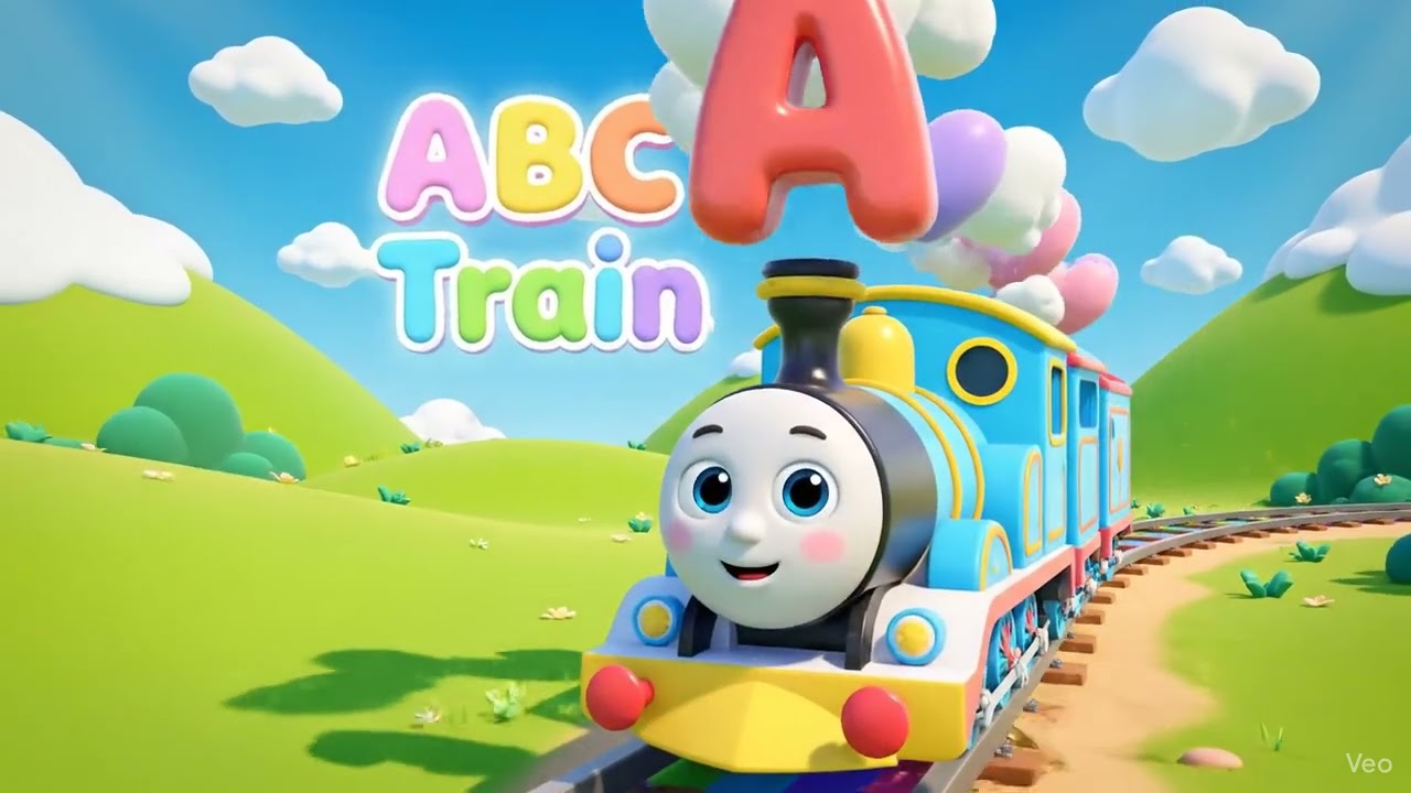ABC Train Adventure | Learn Alphabet with a Fun Train Song | Kids Learning Video