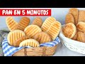 PAN SIN HORNO en 5 minutos. Lo hago todos los días. ¡Ahorra tiempo y dinero!