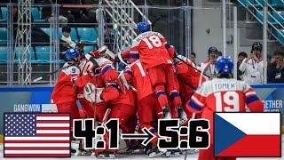 ČESKO VS USA NEUVĚŘITELNÝ OBRAT !! OLYMPIJSKÉ HRY MLÁDEŽE 2024 SESTŘIH