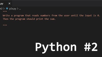 Solving Python Prompts #2 | Sum Up Entered Numbers
