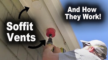 How Soffit, Rafter and Ridge Vents Work | Attic Ventilation System | The Fixer Clips