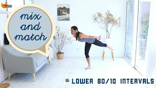 Lower Body Cardio Sculpt Workout - Barlates Body Blitz Mix and Match Lower 80/10 Intervals