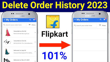 Flipkart order history delete kaise kare | how to delete Flipkart order history |