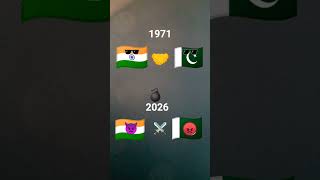 India or Pakistan ki dosti 1971🤝India or Pakistan ki ladai 2026😡👿
