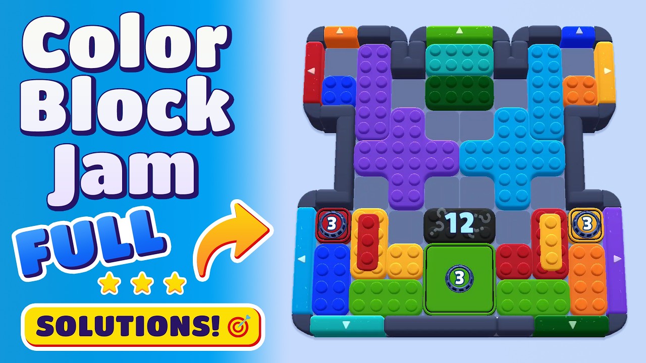 Color Block Jam Level 1478 Walkthrough (1479, 1480, 1481 & 1482