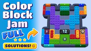 Color Block Jam Level 1478 Walkthrough (1479, 1480, 1481 & 1482) | Complete Solution & Pro Tips! 🚧