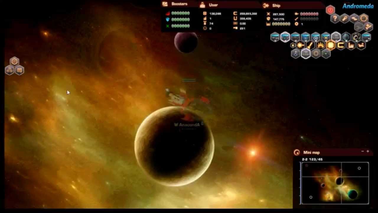 Dark Orbit Privat Server - Andromeda - AnacondA on Tour