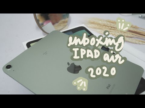 🍏 Unboxing my first apple product | Green Ipad Air 2020