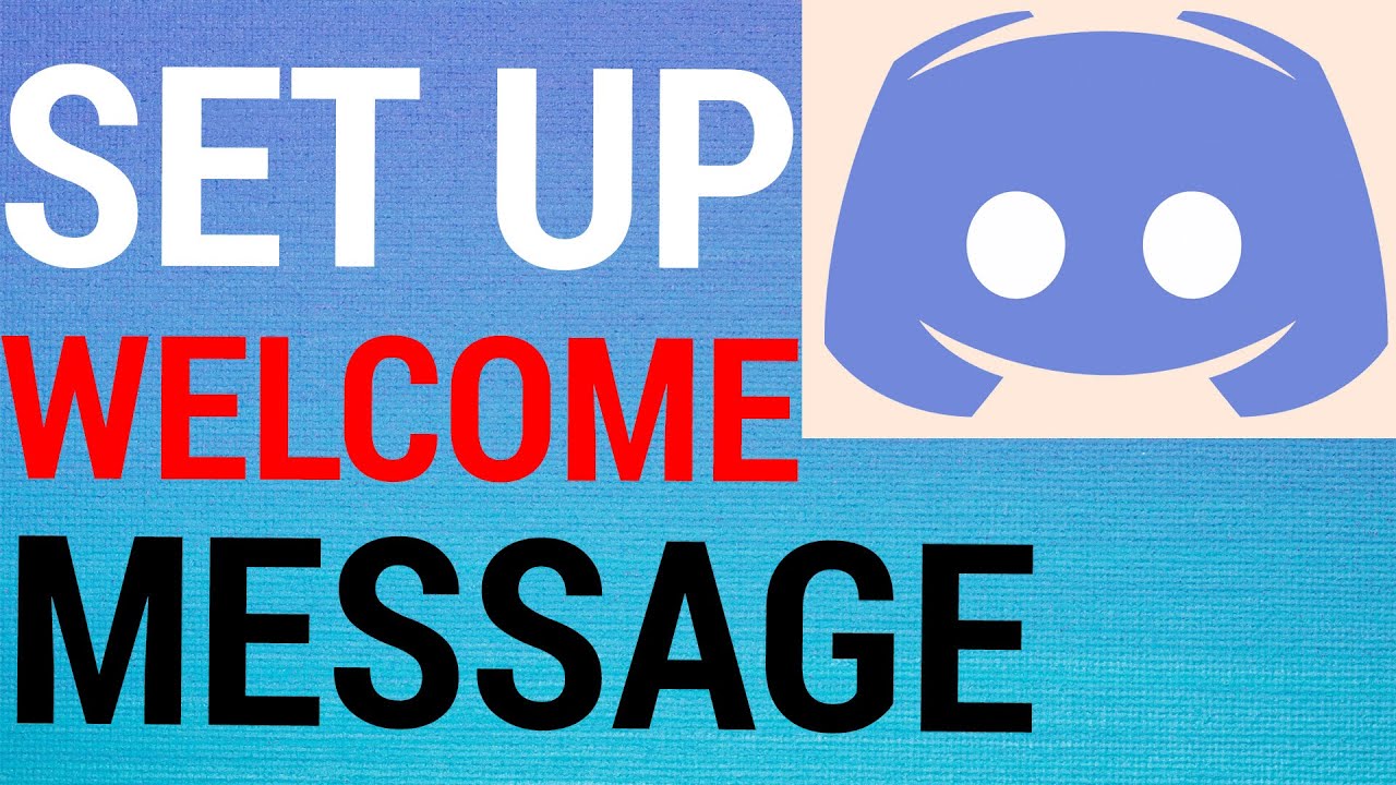 Create Discord server and set up a welcome experience