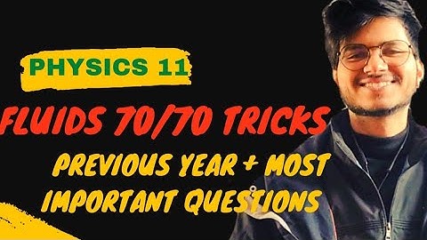 important numericals fluids class 11 physics