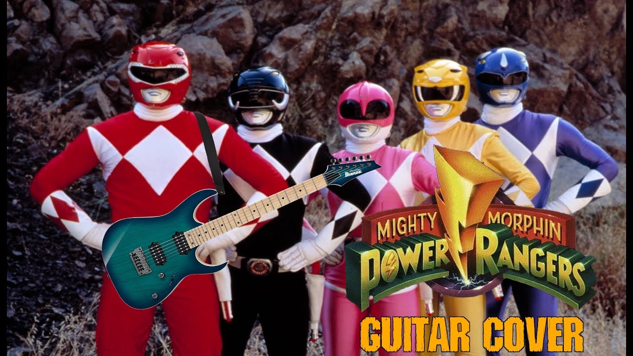 Mighty Morphin Power Rangers Theme Guitar Cover with AI James