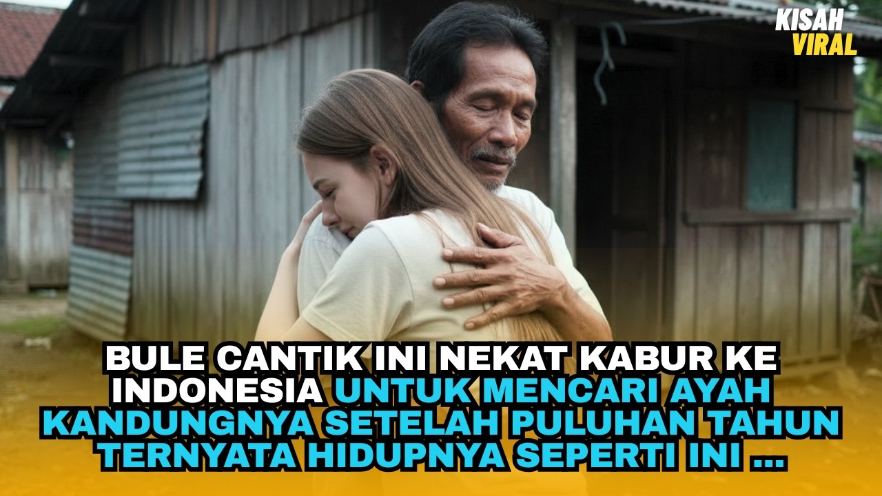 BULE NEKAT KABUR KE INDONESIA MENCARI AYAH KANDUNG SETELAH PULUHAN TAHUN TERNYATA HIDUPNYA BEGINI...